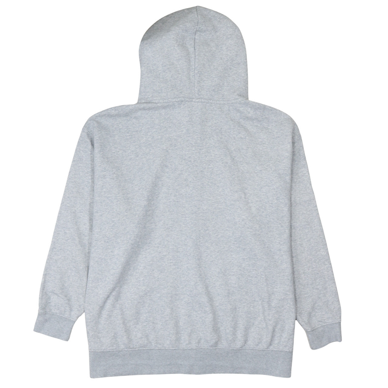 Nike Men's Grey Full Zip Hoodie 2XL Regular Fit Cotton Blend