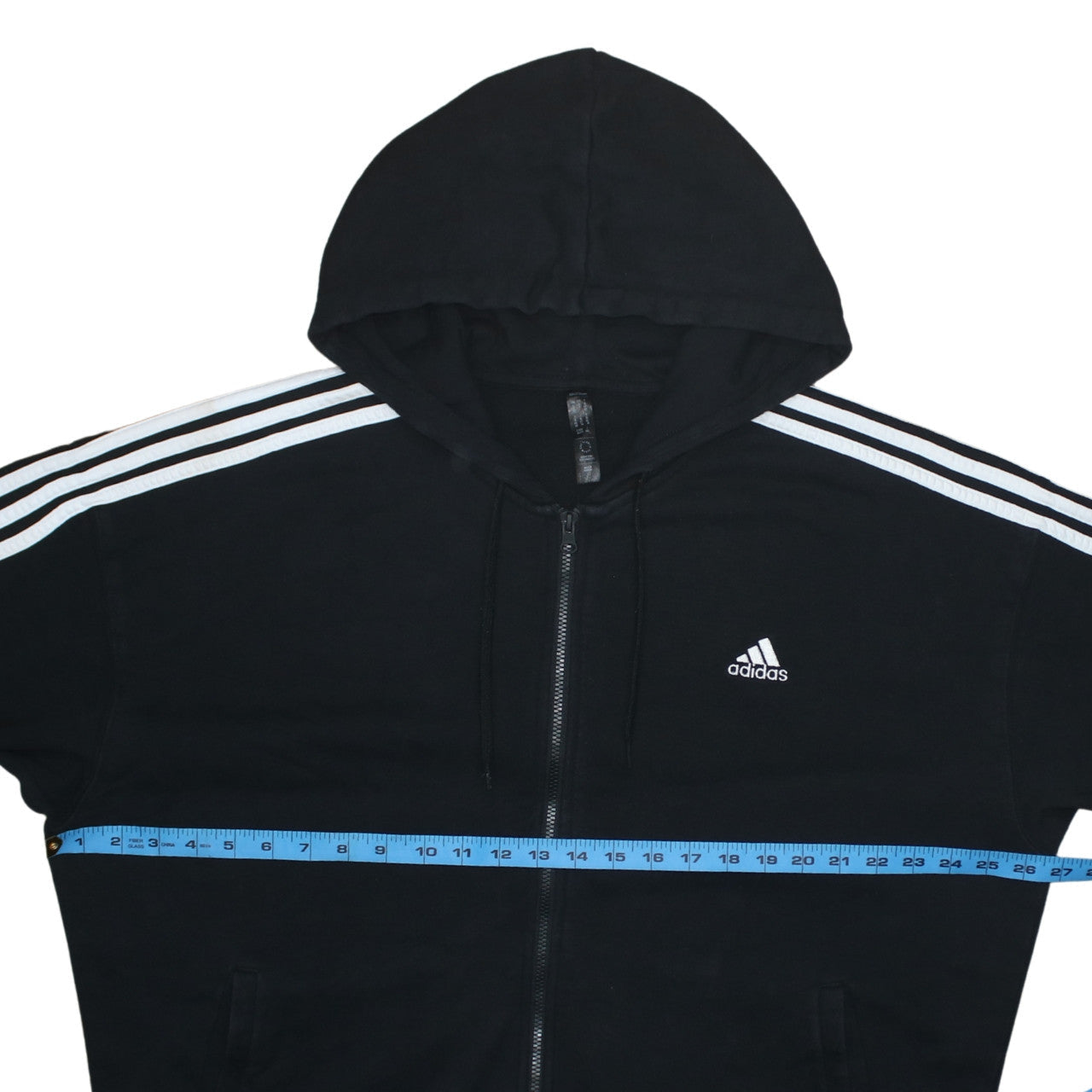 Adidas Women’s Black Full Zip Hoodie XL Hooded Sweatshirt