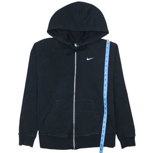 Nike Men's Black Small Full Zip Hoodie Fleece Sweatshirt