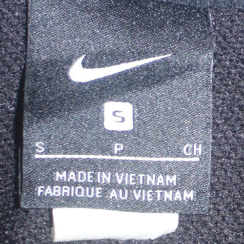 Nike Men's Black Small Full Zip Hoodie Fleece Sweatshirt