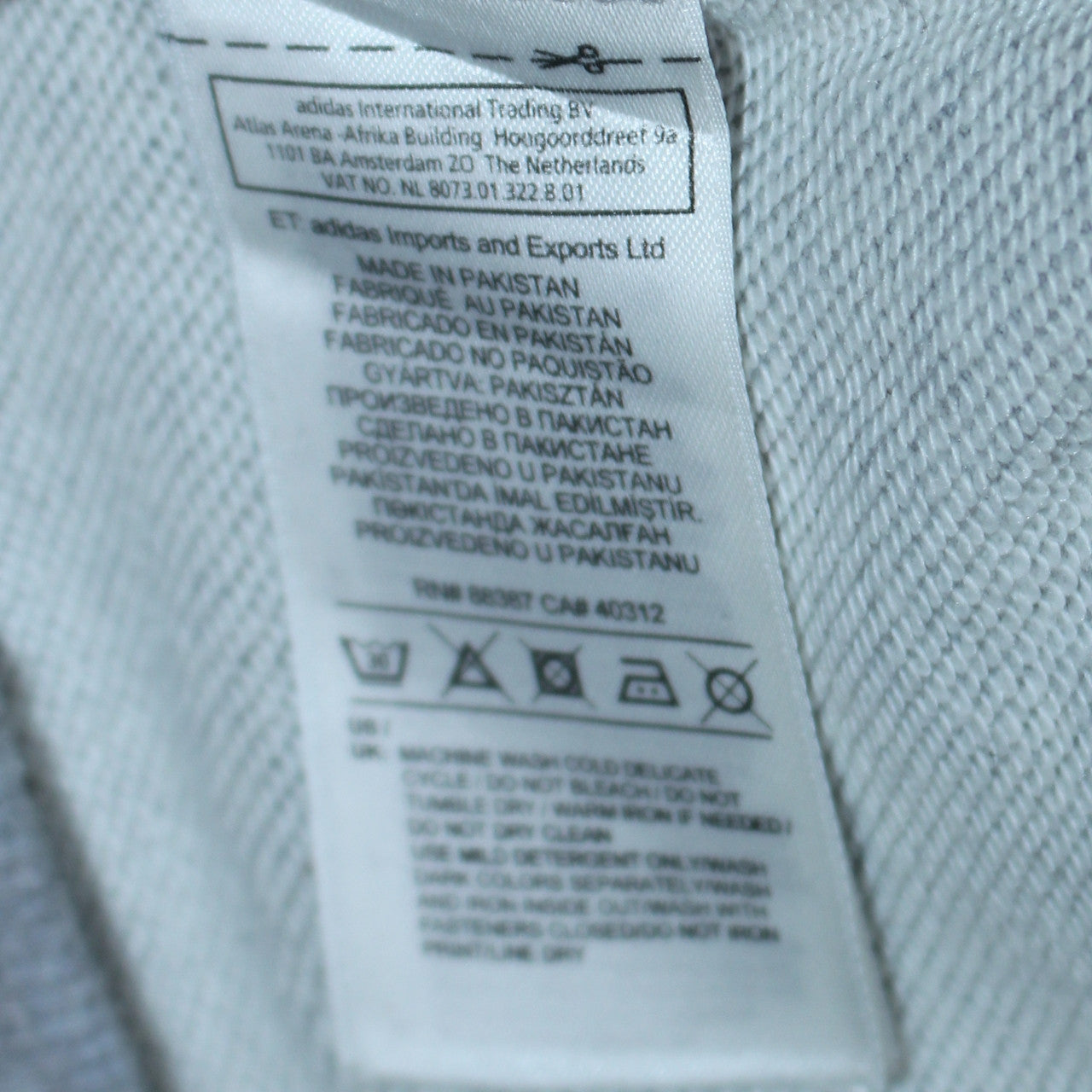 Adidas Originals Women's Grey Full Zip Hoodie UK 12