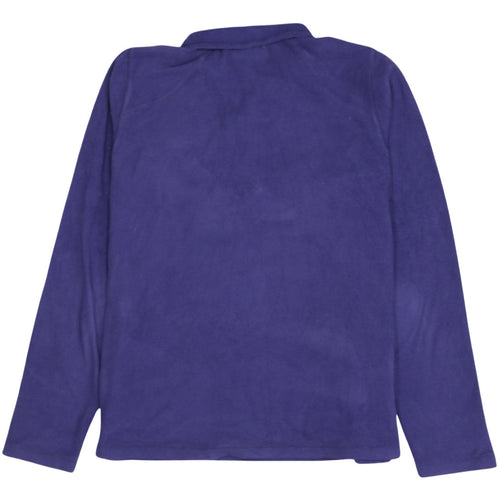 The North Face Womens Purple Fleece Pullover Sweatshirt Size S