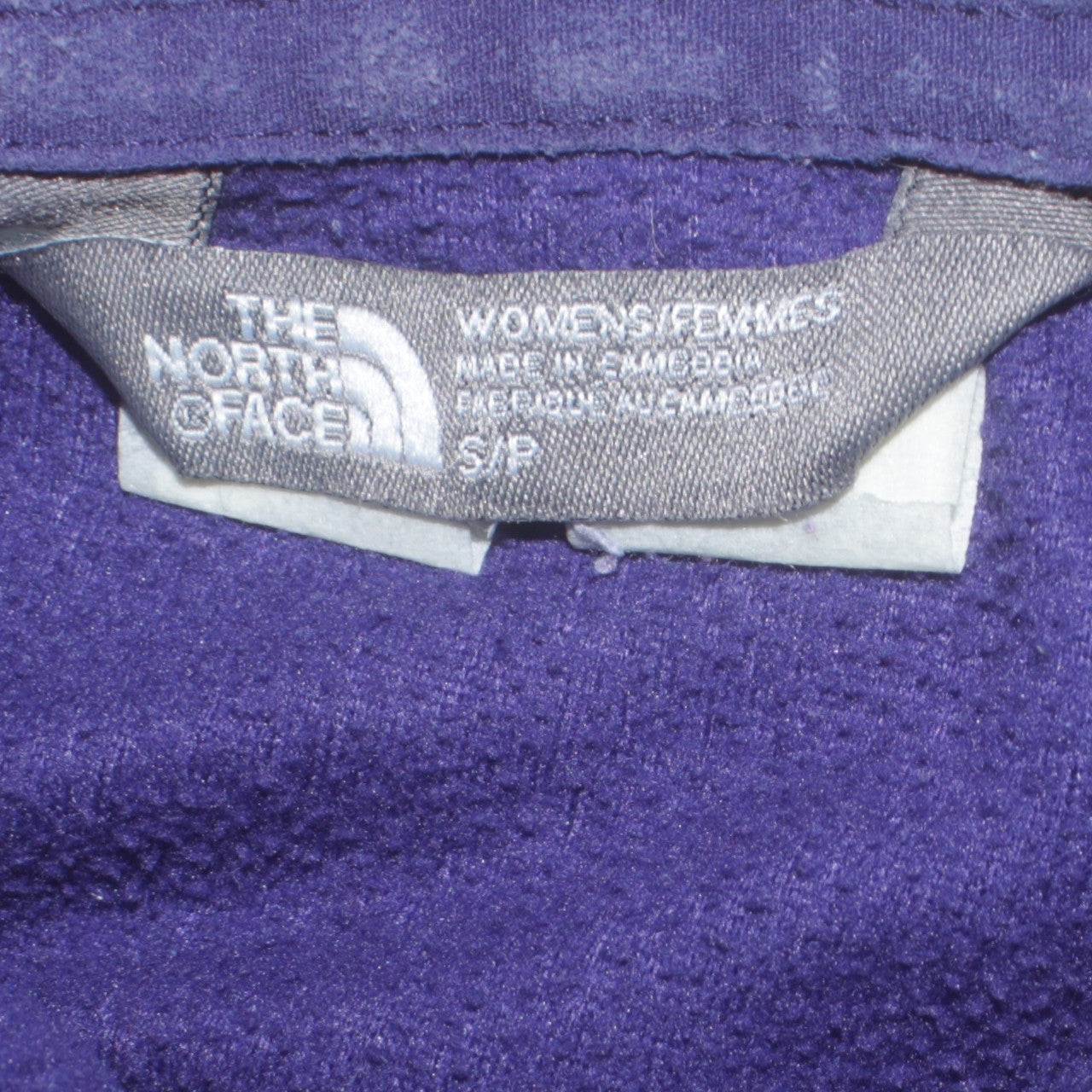 The North Face Womens Purple Fleece Pullover Sweatshirt Size S