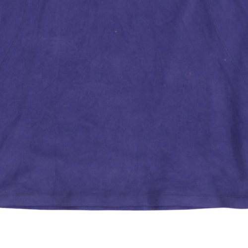 The North Face Womens Purple Fleece Pullover Sweatshirt Size S