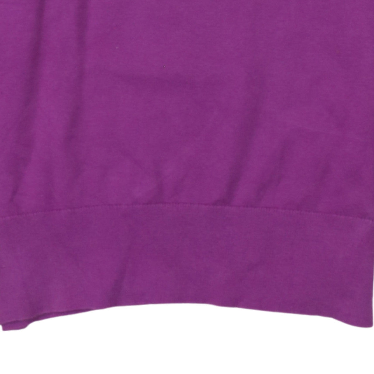 Tommy Hilfiger Women's Purple V-Neck Cotton Blend Jumper Size S