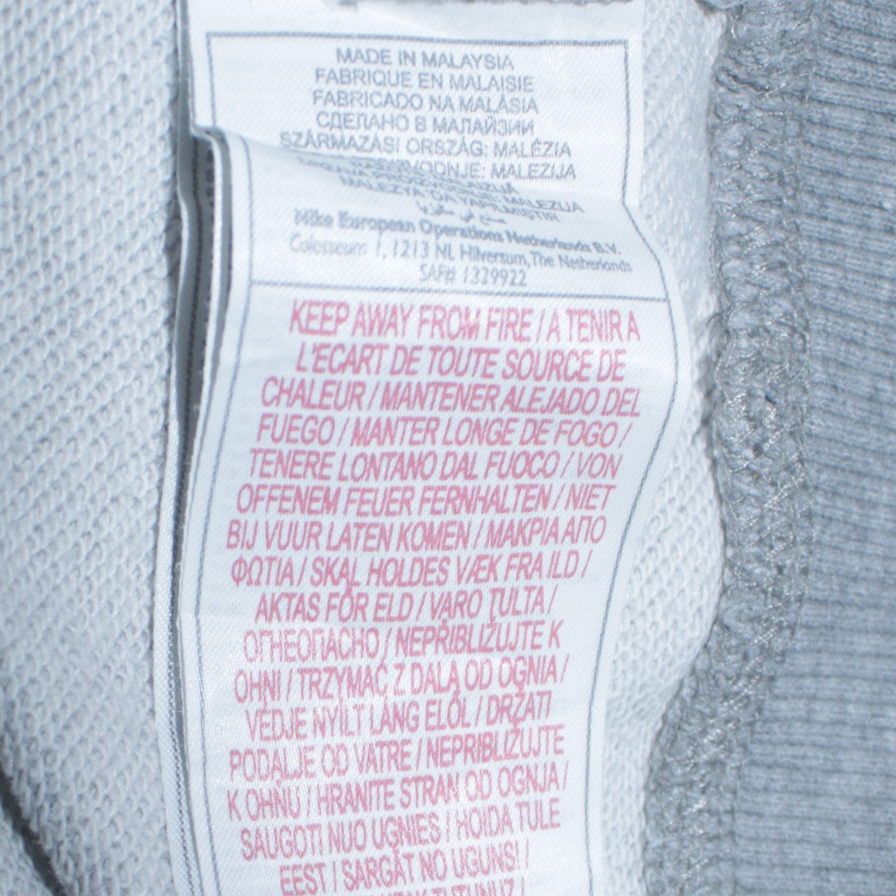 Nike Womens Grey Pink Hoodie XS Pullover Sportswear Sweatshirt