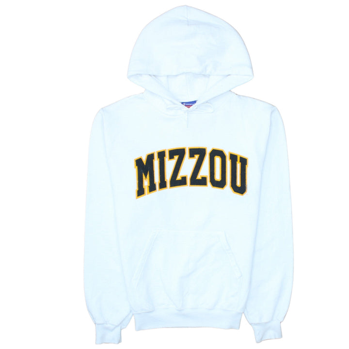 Champion Womens White Mizzou Pullover Hoodie Size S