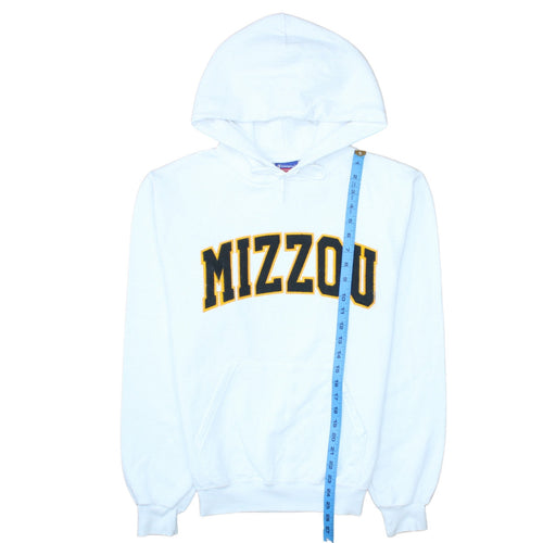 Champion Womens White Mizzou Pullover Hoodie Size S