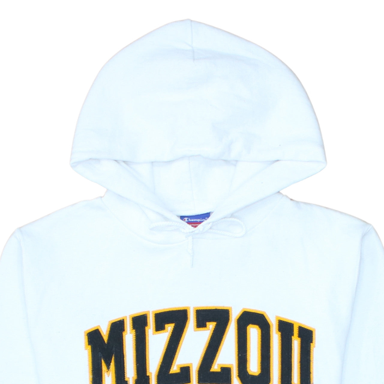 Champion Womens White Mizzou Pullover Hoodie Size S