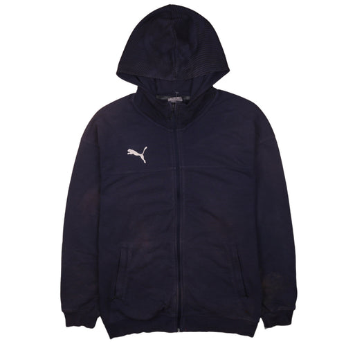 Puma Men's Blue Full Zip Hoodie Sweatshirt Size M