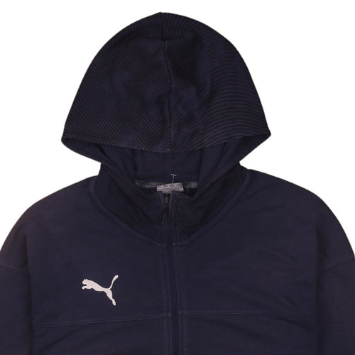 Puma Men's Blue Full Zip Hoodie Sweatshirt Size M