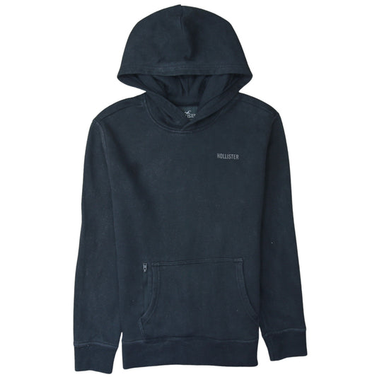 Hollister Men's Black XS Relaxed Fit Pullover Hoodie