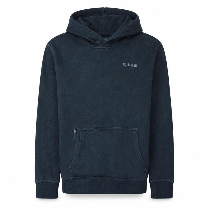 Hollister Men's Black XS Relaxed Fit Pullover Hoodie