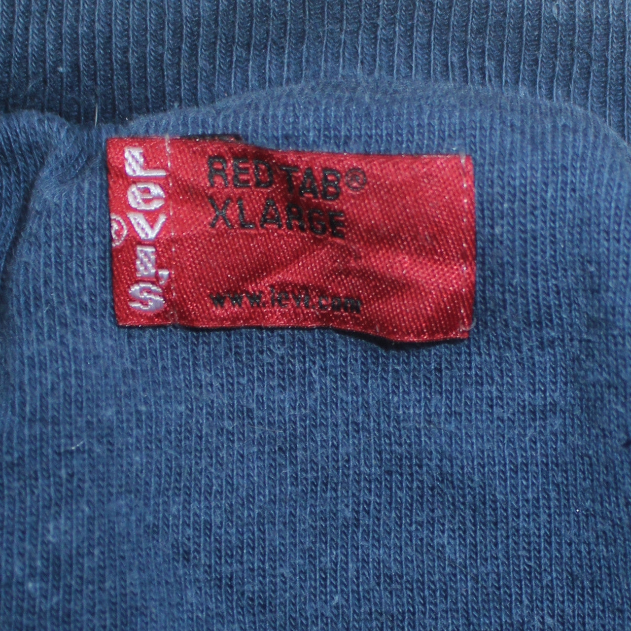 Levi's Men's Blue XL Crew Neck Cotton Blend Sweatshirt