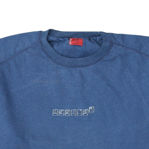 Levi's Men's Blue XL Crew Neck Cotton Blend Sweatshirt
