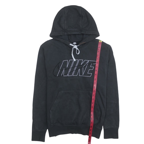 Nike Mens Black XS Pullover Hoodie Graphic Logo Sweatshirt