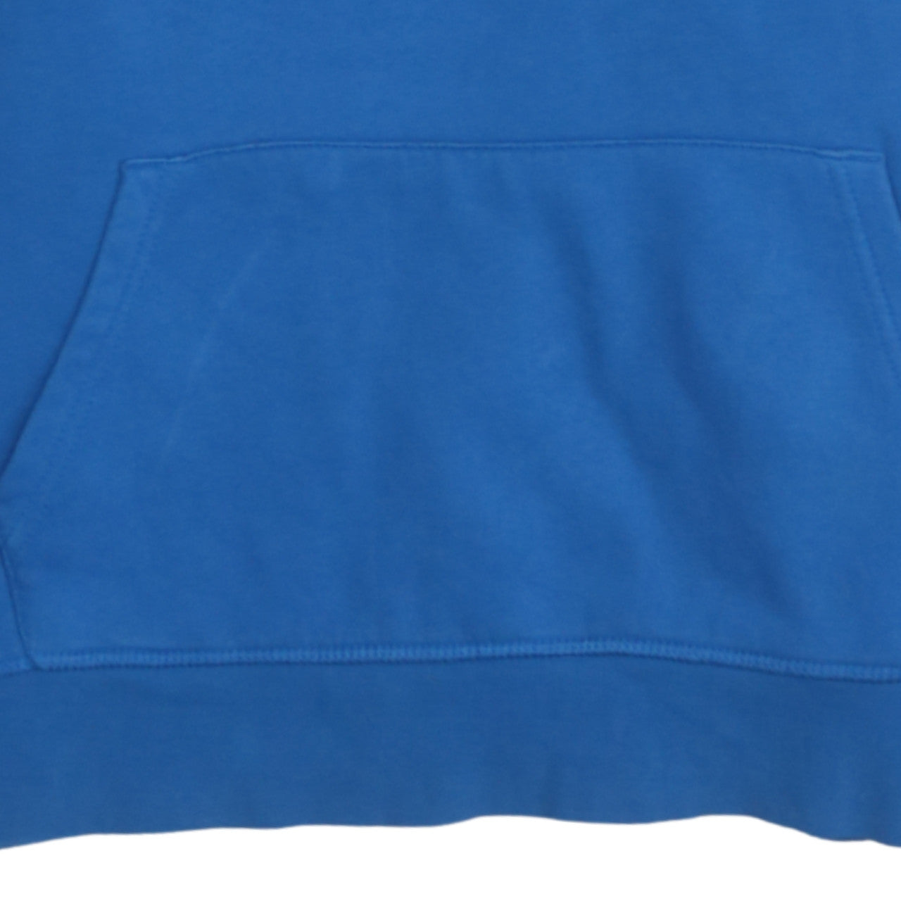 Tommy Hilfiger Men Blue Small Pullover Hoodie with Logo Print