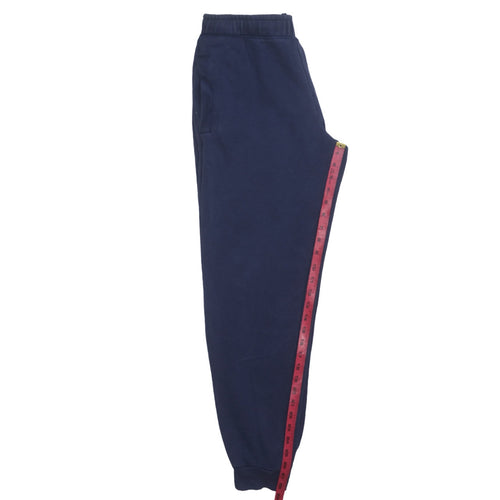 Puma Mens Blue M Regular Fit Fleece Sweatpants Joggers