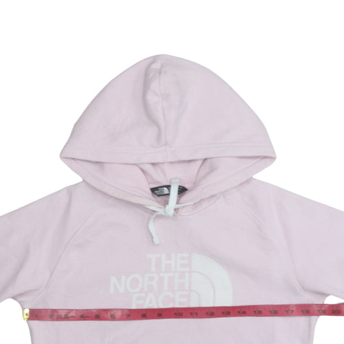 The North Face Women's Pink Pullover Hoodie Size S Regular Cotton Blend