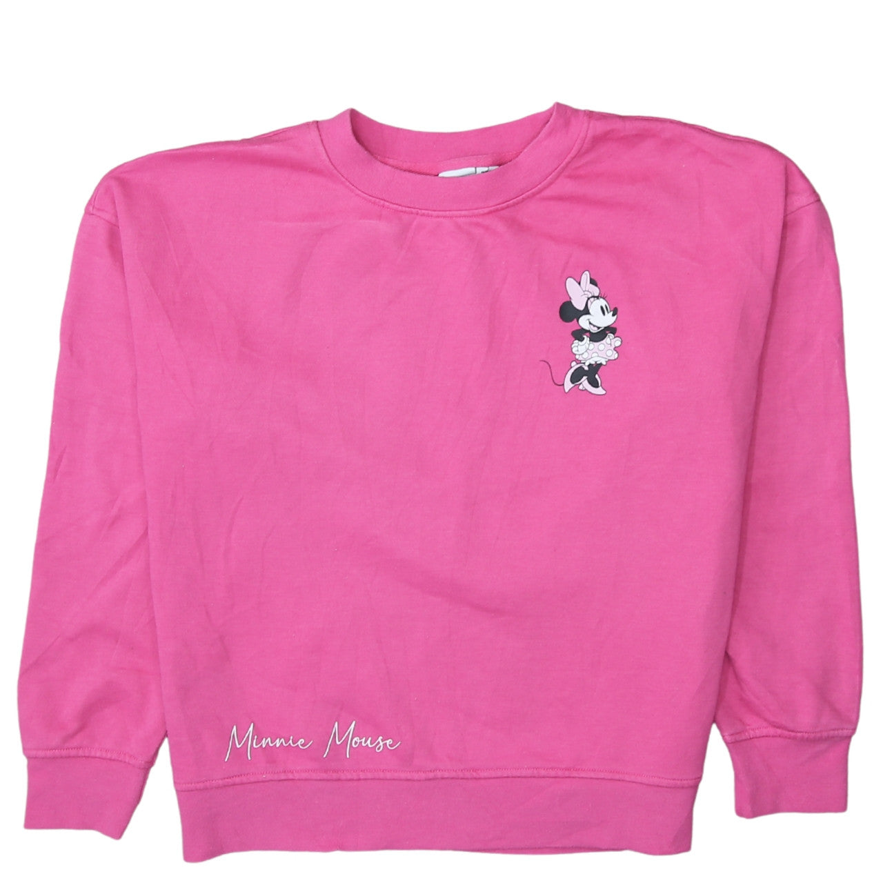 Disney Primark Women Pink Minnie Mouse Pullover Sweatshirt Size S