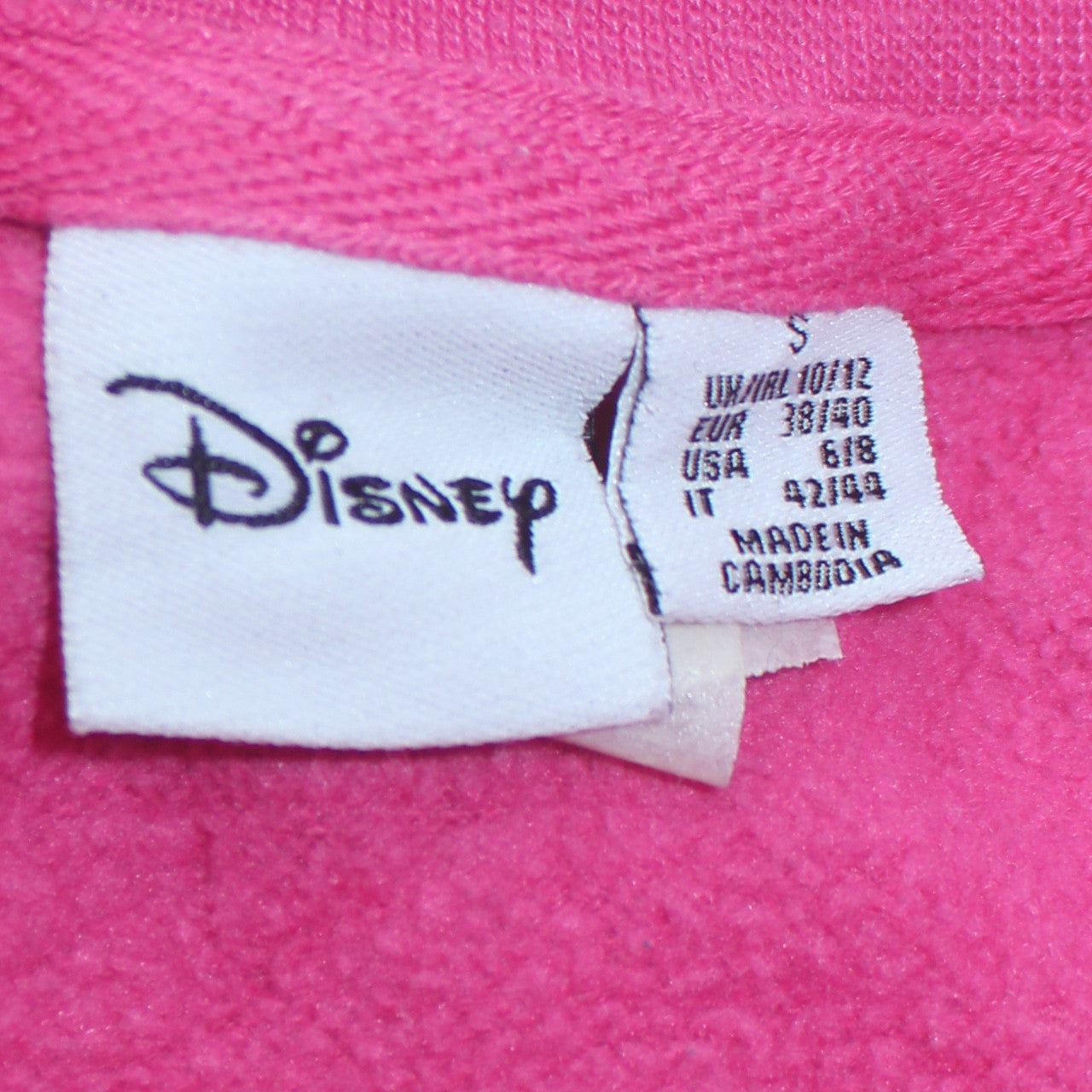 Disney Primark Women Pink Minnie Mouse Pullover Sweatshirt Size S