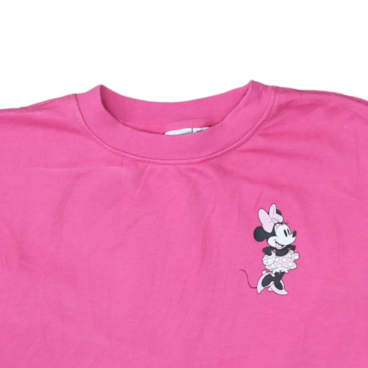 Disney Primark Women Pink Minnie Mouse Pullover Sweatshirt Size S