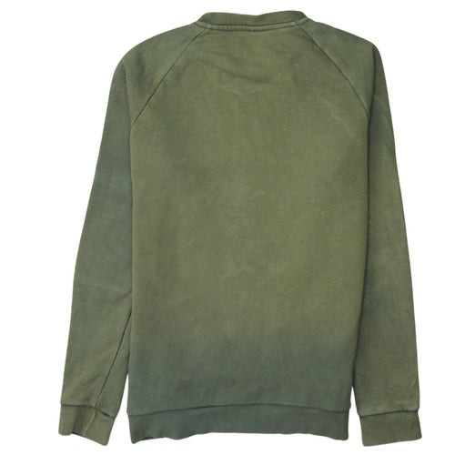 Adidas Men's Green Trefoil Logo Crew Neck Sweatshirt XS