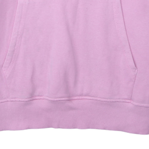Champion Women Pink Large Pullover Hoodie Cotton Blend Casual