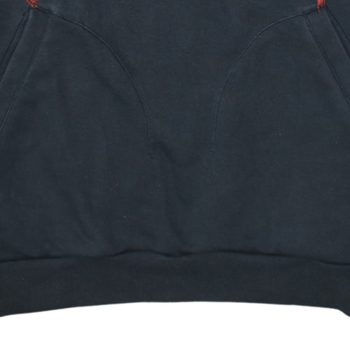 Adidas Men’s Black Pullover Hoodie M Logo Sports Rugby Style