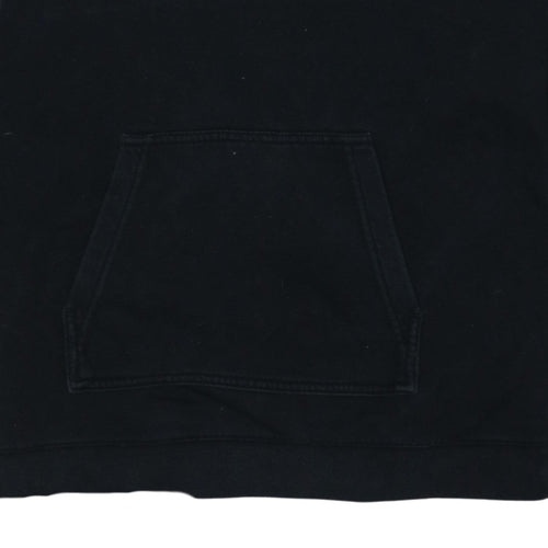 Nike Boys Black XL 1/4 Zip Fleece Sweatshirt with Logo and Pocket