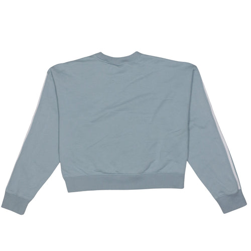 Adidas Women Blue Crew Neck Pullover Sweatshirt UK 12