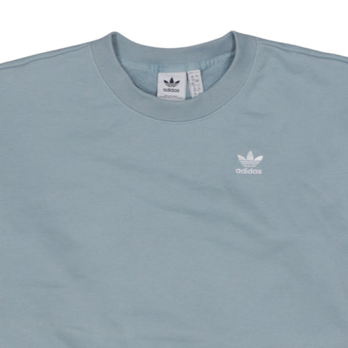 Adidas Women Blue Crew Neck Pullover Sweatshirt UK 12