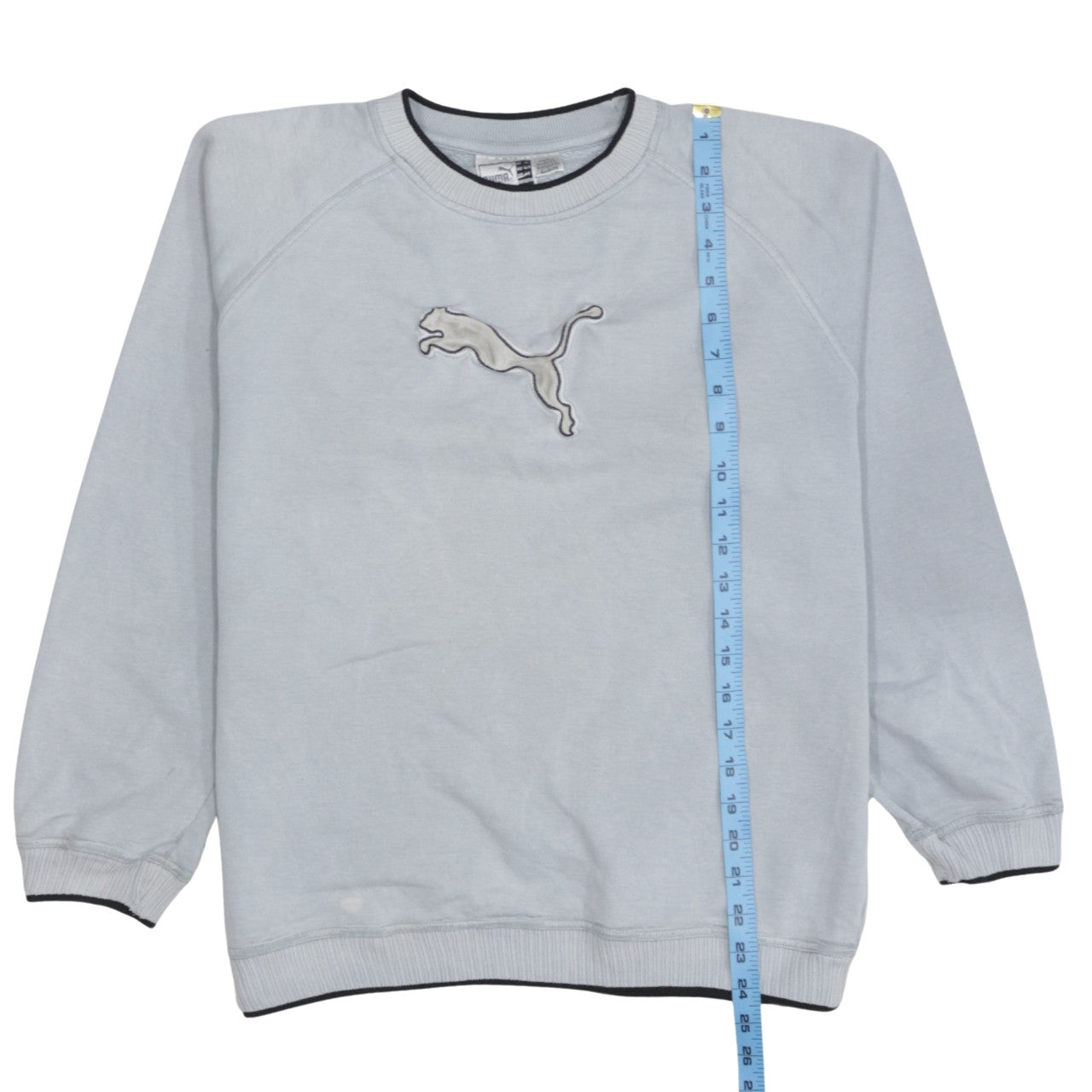 Puma Womens Light Grey Crew Neck Pullover Sweatshirt XL