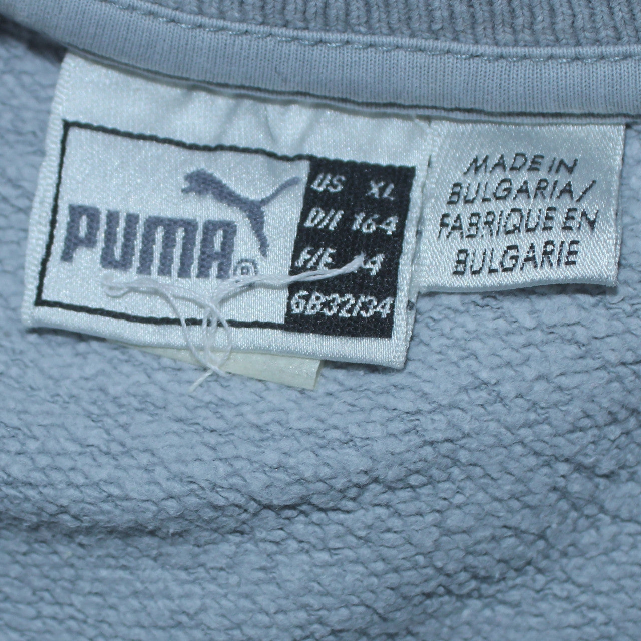 Puma Womens Light Grey Crew Neck Pullover Sweatshirt XL