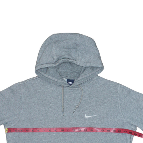 Nike Men's Grey Pullover Hoodie Size M Regular Fit Fleece