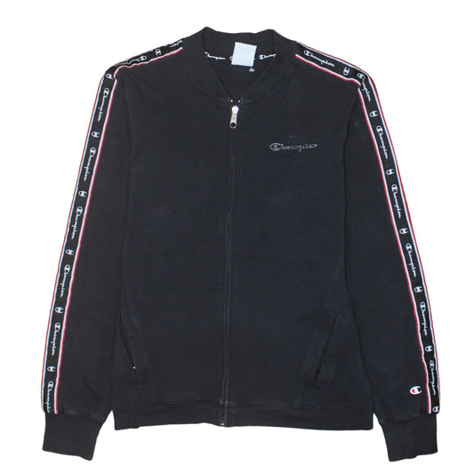 Champion Men's Black XL Track Jacket Full Zip Athletic Sportswear