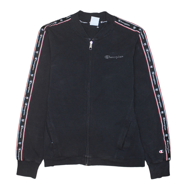 Champion Men's Black XL Track Jacket Full Zip Athletic Sportswear