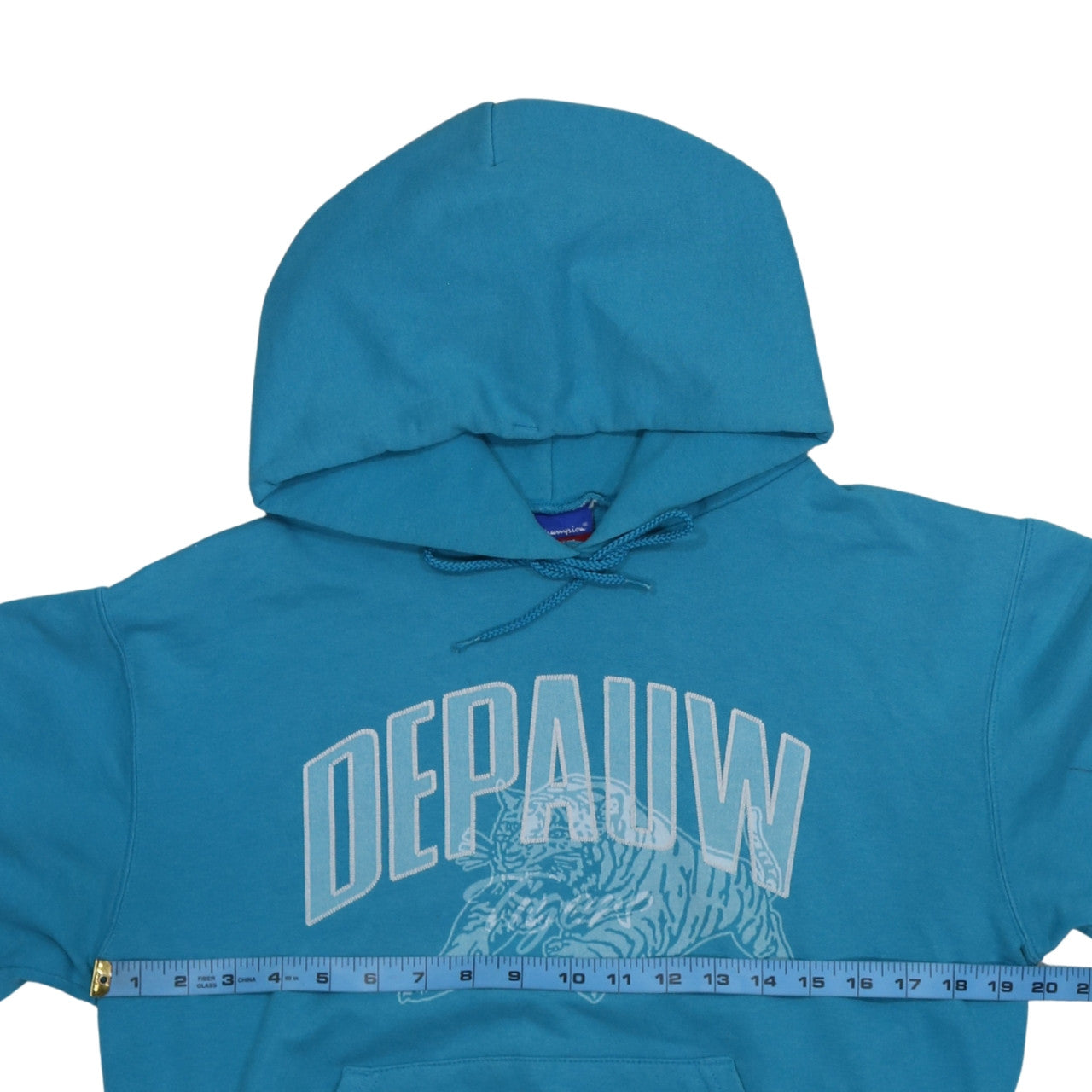 Champion Women's Blue Depauw Graphic Pullover Hoodie Size S