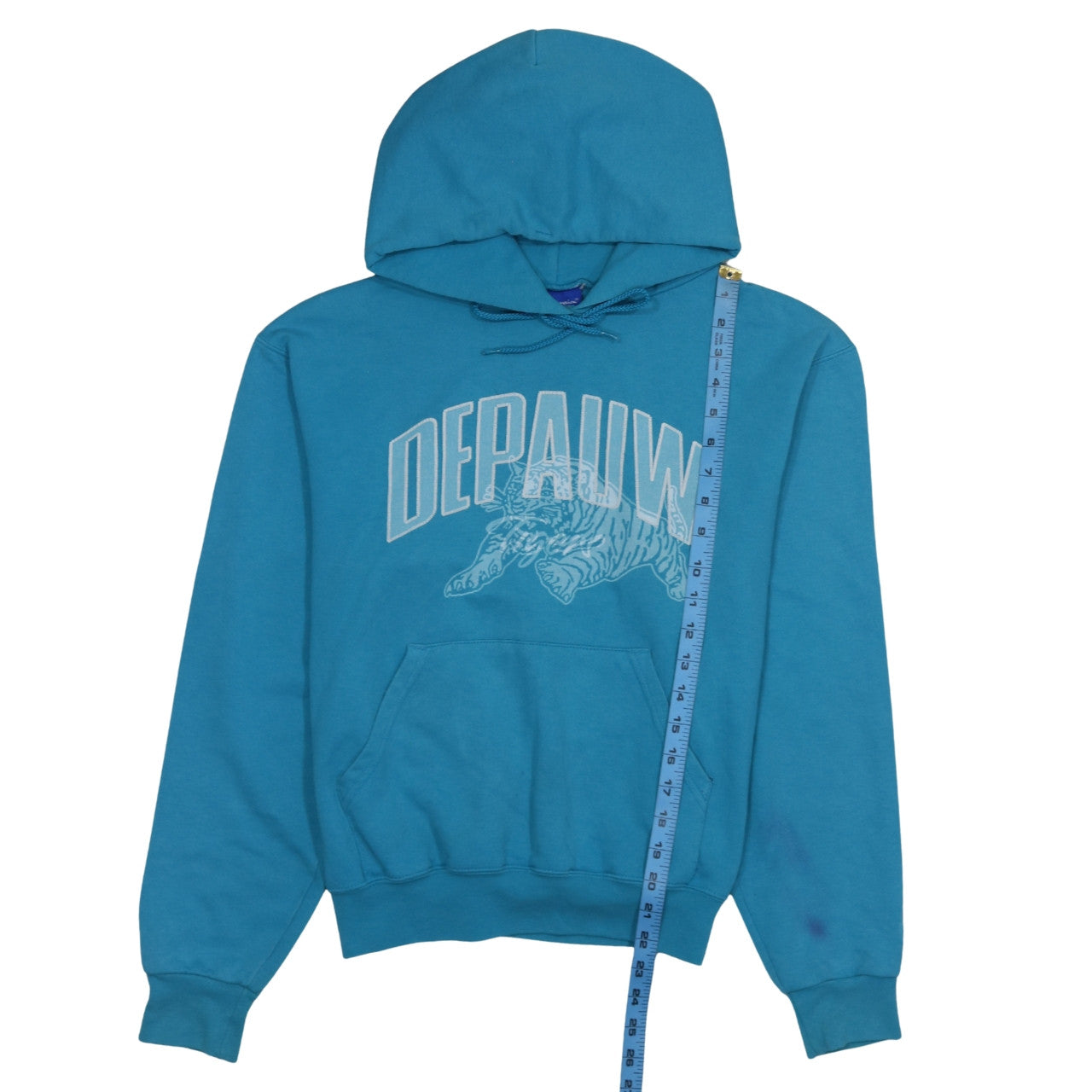 Champion Women's Blue Depauw Graphic Pullover Hoodie Size S
