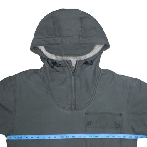 American Eagle Outfitters Mens Green Hooded Anorak Jacket Size M