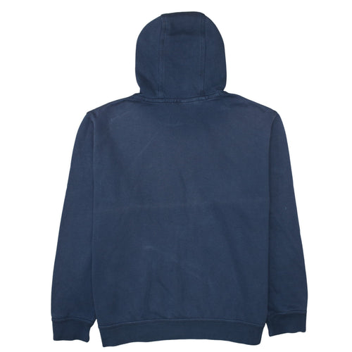 Nike Mens Blue Pullover Hoodie 2XL Embroidered Swoosh Fleece