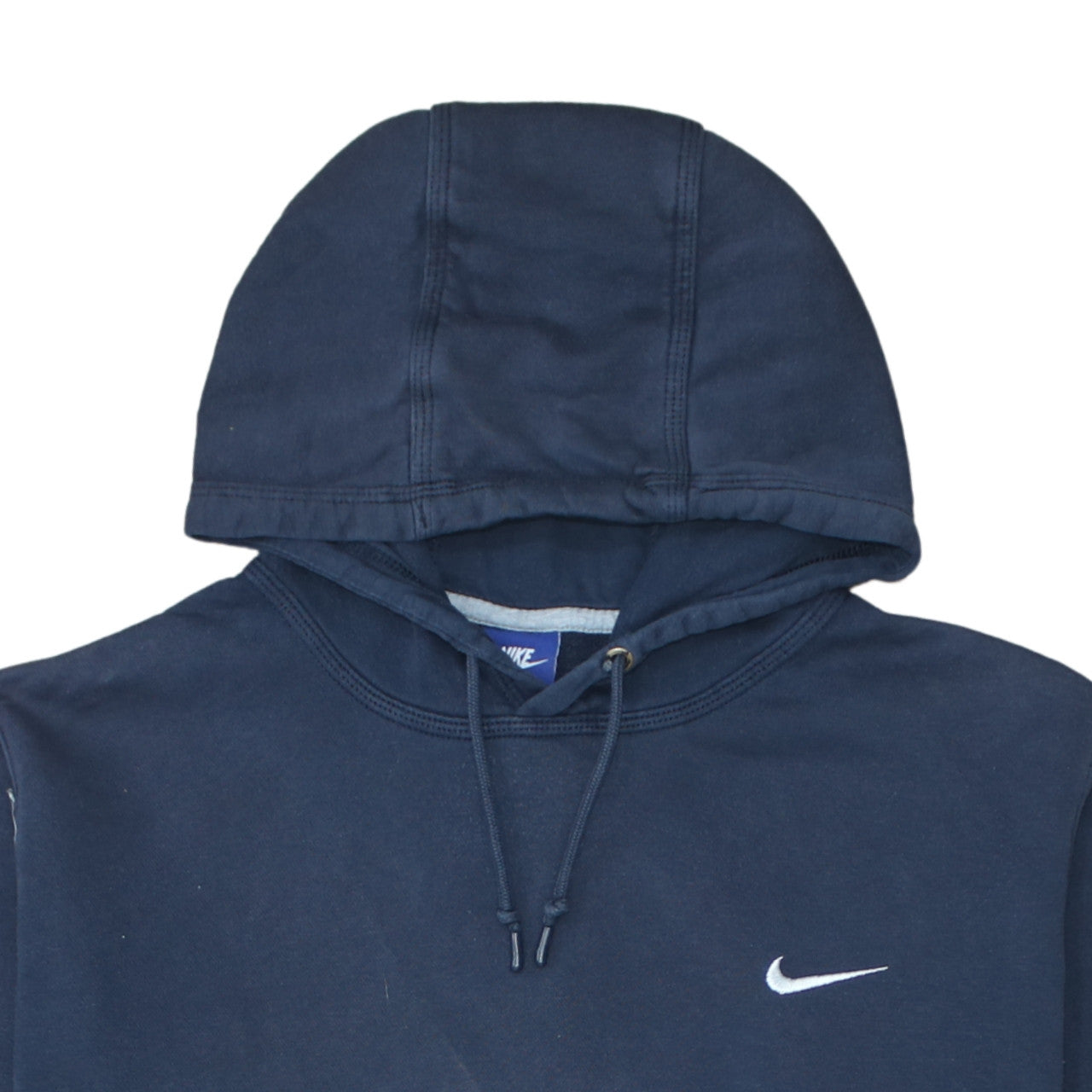 Nike Mens Blue Pullover Hoodie 2XL Embroidered Swoosh Fleece
