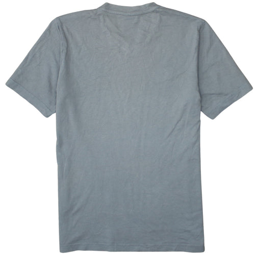 Adidas Men's Grey V-Neck Short Sleeve Cotton T-Shirt Size S