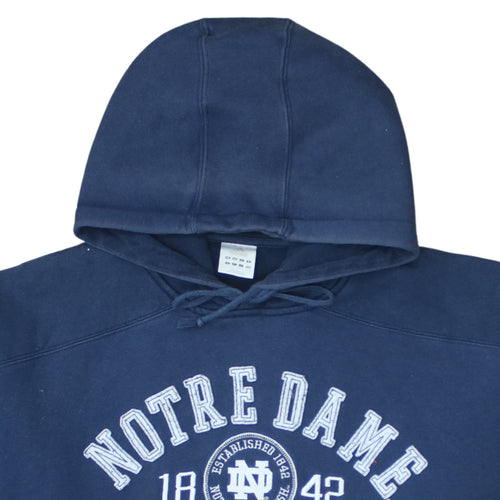 Adidas Men’s Blue Notre Dame Pullover Hoodie XL Fleece