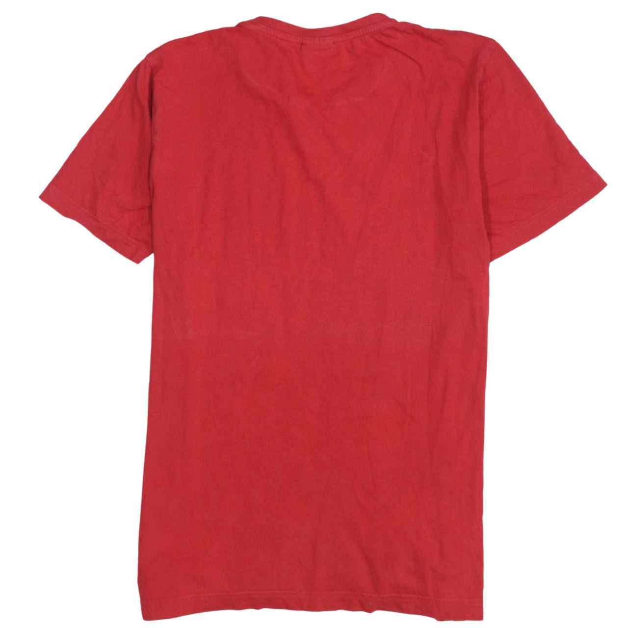 Puma Men's Red Cotton Graphic Logo Short Sleeve T-Shirt Size S