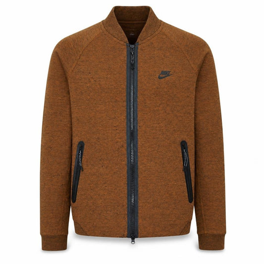 Nike Men's Brown Track Jacket Size S Full Zip Athletic Fit