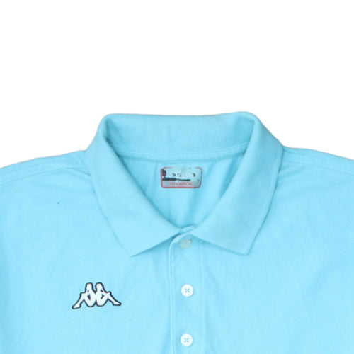 Kappa Men’s Blue 3XL Cotton Logo Polo Shirt