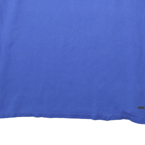 Hugo Boss Men's Blue 2XL Cotton Polo Shirt