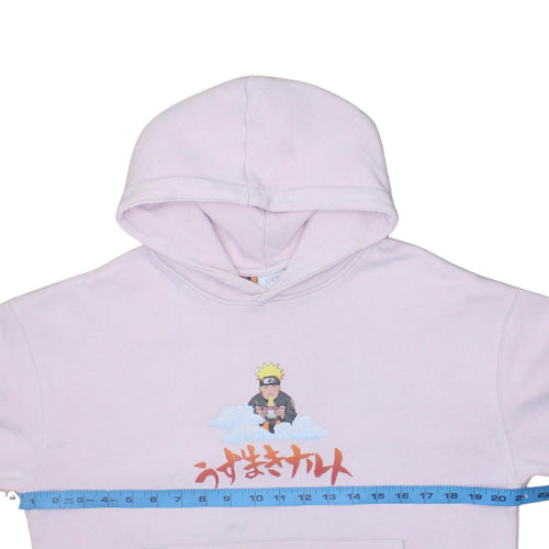 Zara Boys Pink Naruto Ichiraku Ramen Shop Pullover Hoodie 11-12 Years