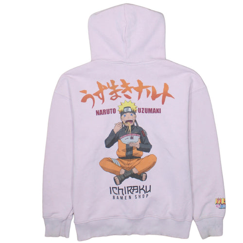 Zara Boys Pink Naruto Ichiraku Ramen Shop Pullover Hoodie 11-12 Years